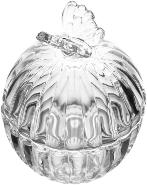 WOLFF - BOMBONIERE POTICHE DE CRISTAL BUTTERFLY 80X8X9,5 - Imagem 2