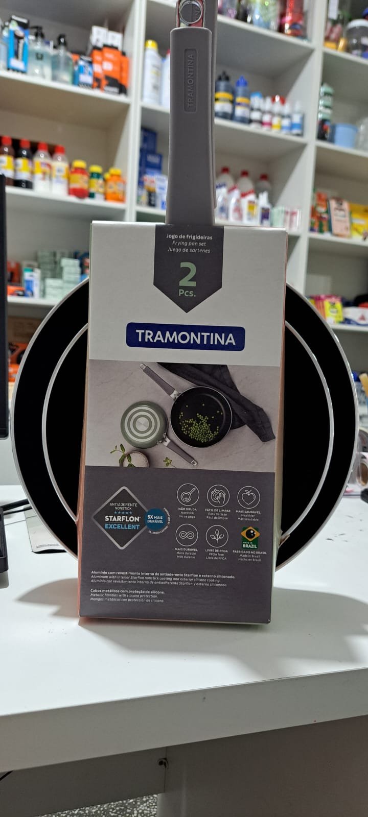 JOGO DE FRIGIDEIRA 2 PEÇAS TRAMONTINA