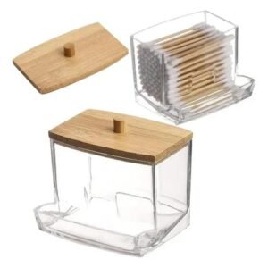 PORTA CONTONETE PLT TP BAMBU 8.8CMX7CMX7.8CM