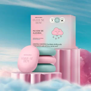 SABONETES SORTIDOS NUVEM DE ALEGRIA CUIDE-SE BEM