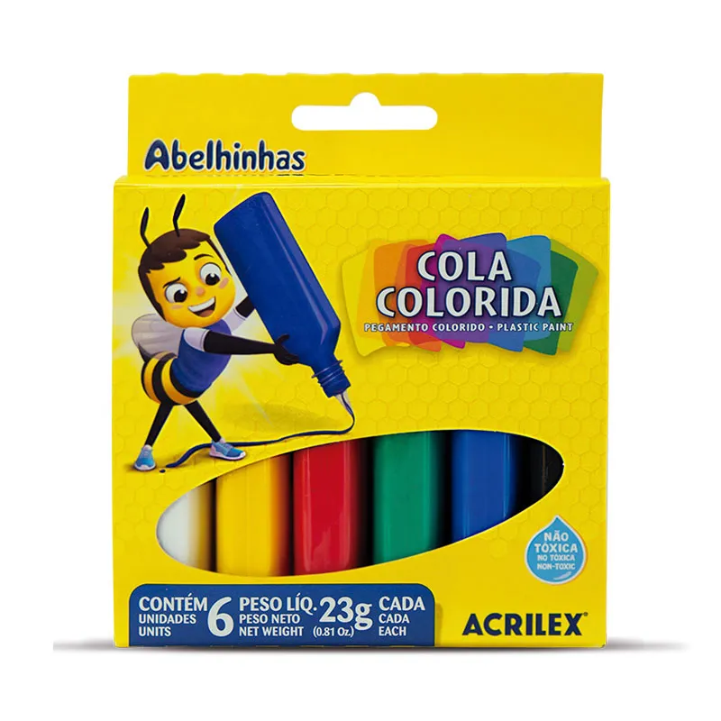 COLA COLORIDA ACRILEX