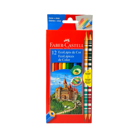 12 ECO LAPIS DE COR FABER-CASTELL