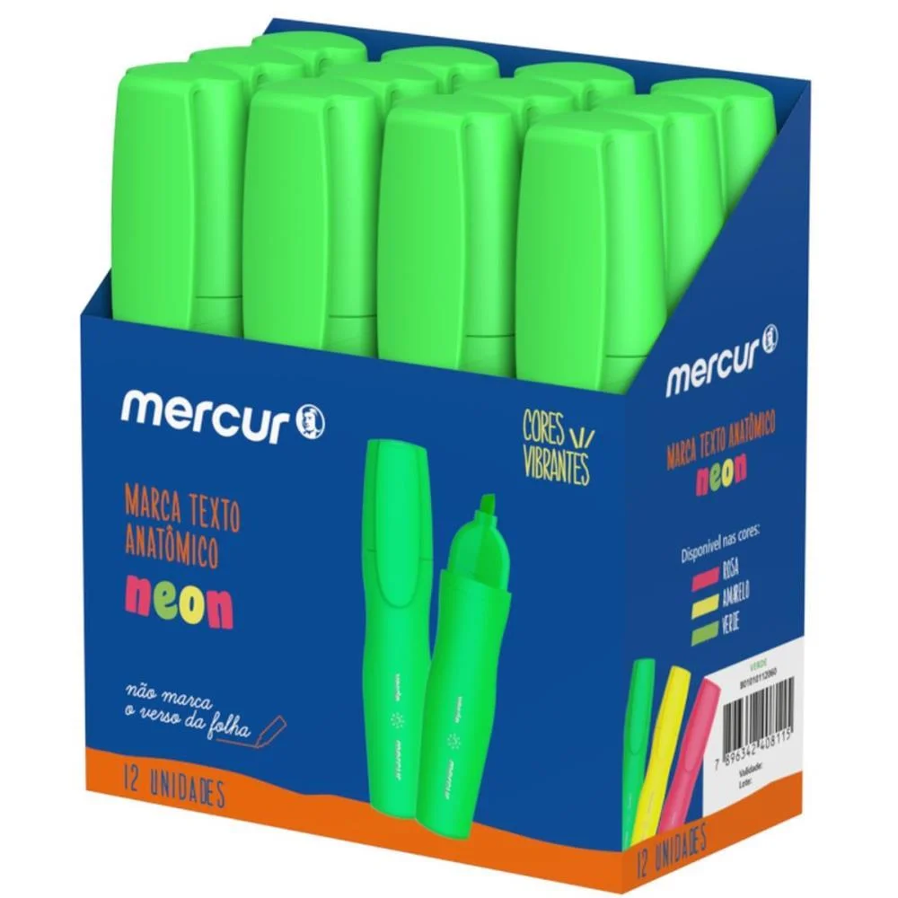 MARCA TEXTO ANATÔMICO NEON