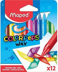 GIZ DE CERA C/ 12 MAPED COLOR PEP'S