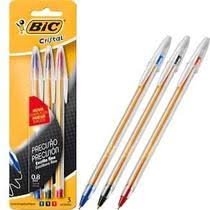 CANETA BIC CRIS.FINA SOR.2 3X1